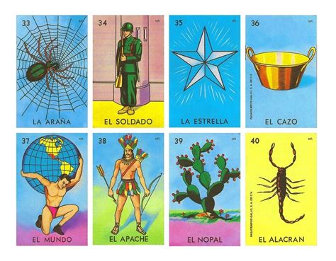 Loteria Mexicana Pdf Imprimible Cartas X Baraja Meses Sin Images