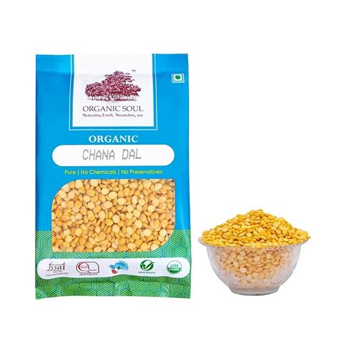 Organic Soul Organic Chana Bengalgram Dal 450gm 100 Vegan