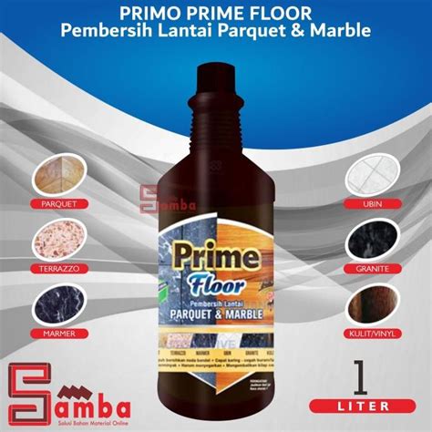 Jual PRIMO PRIME FLOOR 1 Liter Pembersih Marmer Parquet Kulit