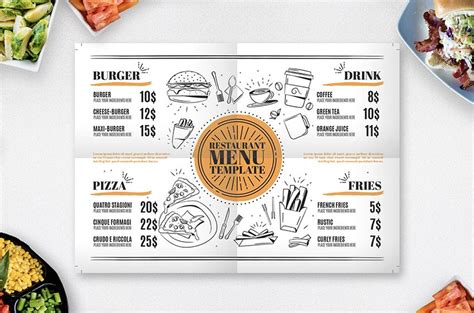 36 Creative Menu Layout Ideas For Restaurant Menu Templates Food Menu