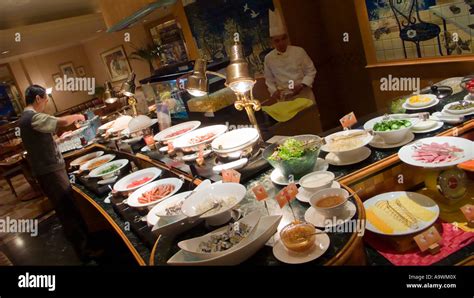 Breakfast buffet at the Hilton Tokyo hotel Stock Photo - Alamy