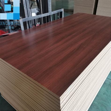 Hot Sale Mm Melamine Laminated Mdf Board For Furniture Melamine Faced