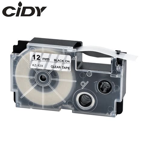 Cidy 10pcs Compatible Xr 12x Xr12x Label Tapes Cartridge Xr 12x For