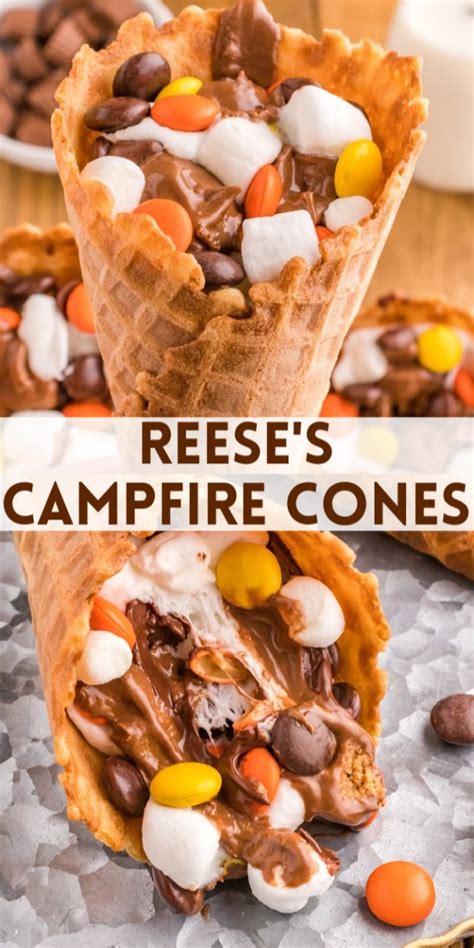 Easy And Delicious S Mores Campfire Cones Artofit