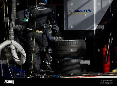 Le Mans Frankreich Juni 2024 Mechaniker Mecanicien Michelin