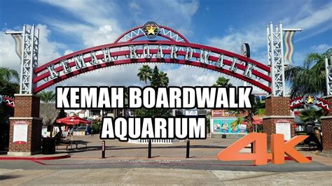 Kemah Boardwalk Aquarium Youtube