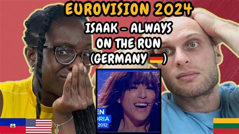 Isaak Always On The Run Reaction Germany Eurovision First