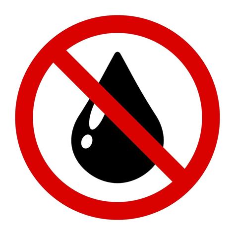 No Water Icon Vector Art Icons And Graphics For Free Download