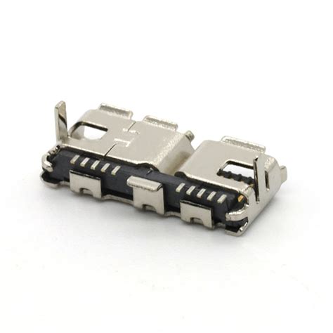 Surface Mount Smt Type Micro Usb 30 B Type Female Connector