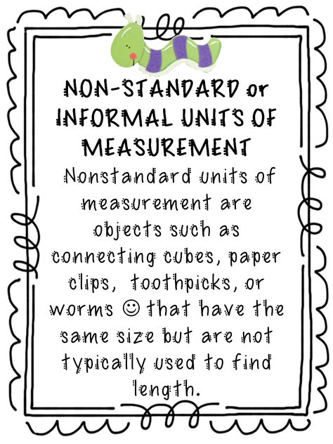 Measurement For 1st Grade