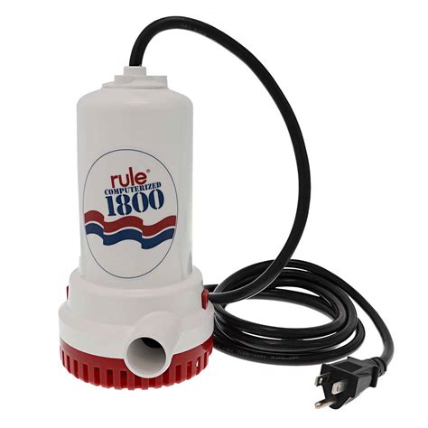 RULE INDUSTRIES 1800 GPH Automatic Bilge Pump 110V