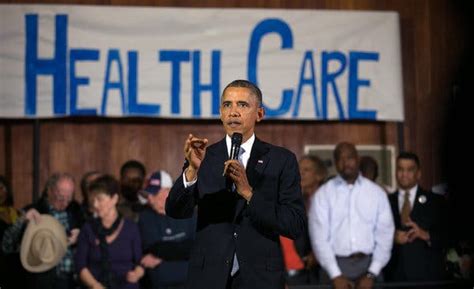 Despite Fumbles Obama Defends Health Care Law The New York Times