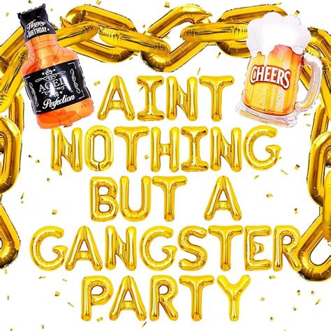 Amazon Aint Nothing But A Gangster Party Decorations S Party