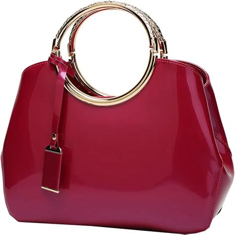 Kukuzhu Women S Hobo Bag Large Satchel Purses Pu Leather Handbag Glossy