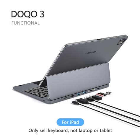 Doqo Funda De Aleaci N De Aluminio Para Ipad Air Pro Carcasa Con