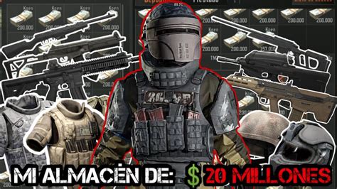 INVENTARIO DE 20 MILLONES Muchas Armas Koens Y Armaduras Arena