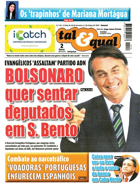 Tal Qual 28 fev 2024 Jornais e Revistas SAPO pt Última hora e