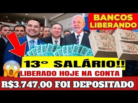 PAGO HOJE 13 SALÁRIO ANTECIPADO R 3 925 00 LIBERADO para