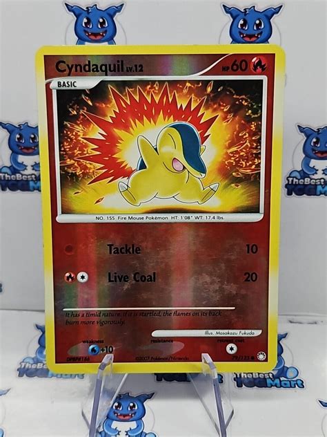 Cyndaquil Reverse Holo Pokemon Mysterious Treasures Lp Ebay