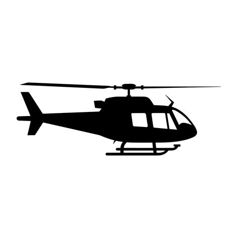 A Helicopter Silhouette vector isolated on a white background 35062112 ...