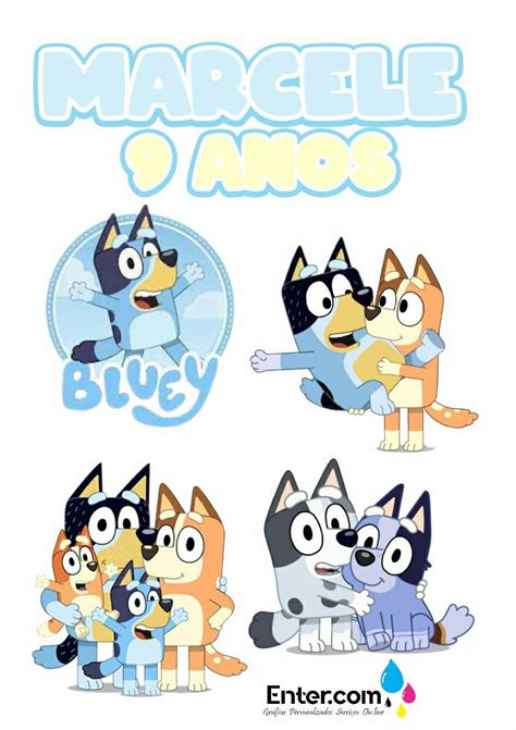 Topo De Bolo Bluey