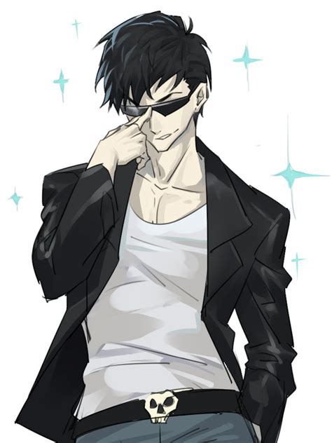 Anime Guy With Sunglasses