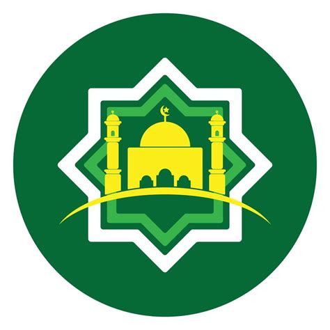 Islam Logo Flat Icon 16839574 Vector Art at Vecteezy