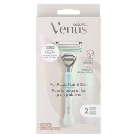 Gillette Venus For Pubic Hair And Skin Women S Razor Handle 3 Blade