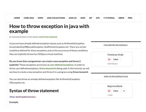 Solution How To Throw Exception In Java With Example Studypool