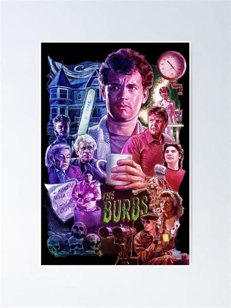 The Burbs Movie Poster For Sale By Paulbarelan Redbubble