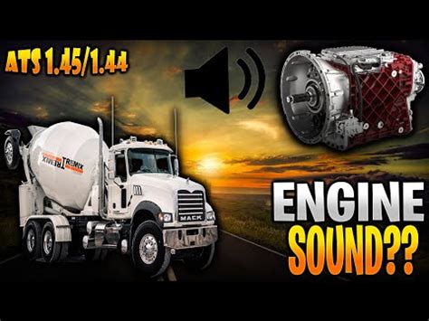 Realistic Engine Sound Update Mod For Ats Ats Mods Youtube