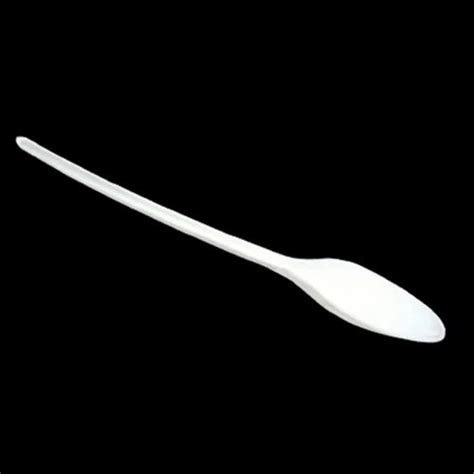 White Plastic Disposable Spoon For Event And Party Supplies Size