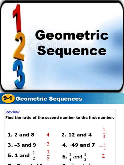 Geometric Sequences | PDF | Sequence | Geometry