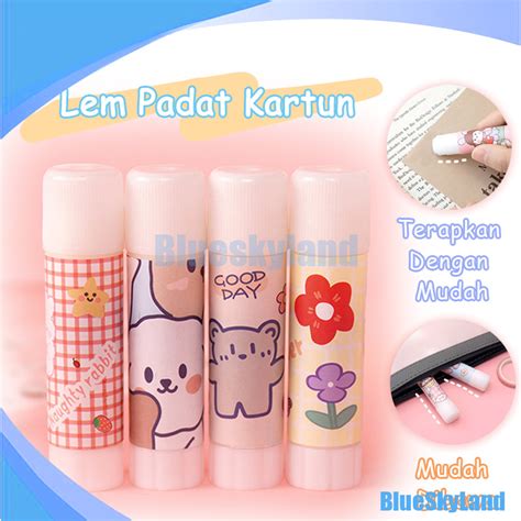 Jual Lem Glue Stick Lem Kertas Stick Lem Putar Katakter Lem