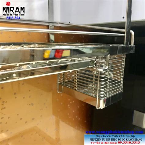 Kệ chén dĩa treo inox 304 Niran NR0613 Made in Viet Nam