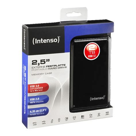 Intenso Memory Case Disque Dur Externe Usb To Noir