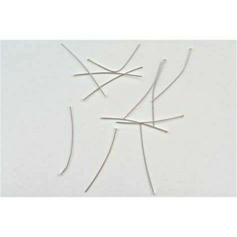 Head Pins 50mm Silver Plated Pack Of 12 Peak Dale Products