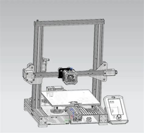 Ender3 V2 3d打印机模型 3d模型下载 创想云