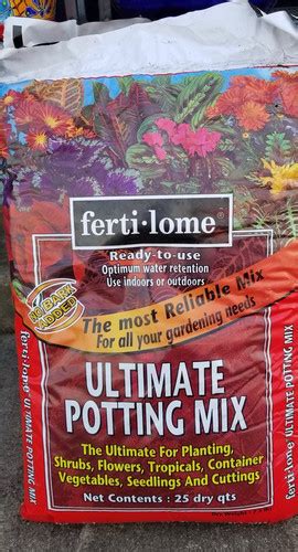 Fertilome Ultimate Potting Soil 25lb All Locations Underthesungarden