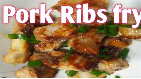 How To Cook Pork Ribs Fry In Simple Way Youtube