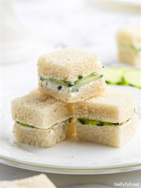 Cucumber Sandwiches Belly Full