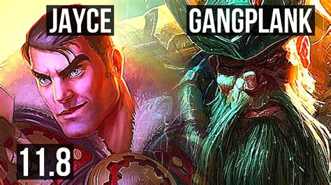 JAYCE Vs GANGPLANK TOP 6 0 0 1 4M Mastery Dominating BR Diamond