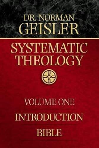 Systematic Theology Vol 1 Introductionbible Ebay