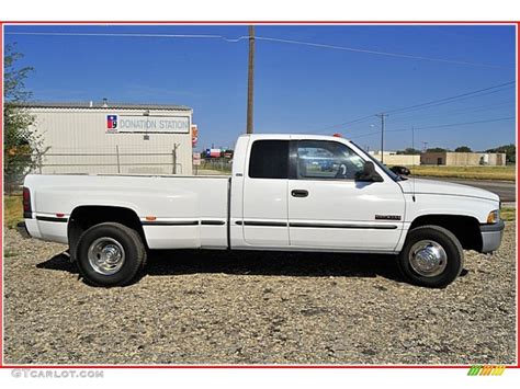 Bright White 1998 Dodge Ram 3500 Laramie Slt Extended Cab Dually