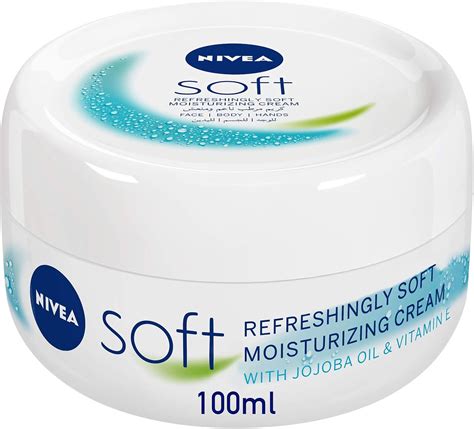 Nivea Creme Hidratante Soft 97g Hidratação Suave E Textura Leve De