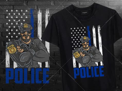 Police T Shirt Designs