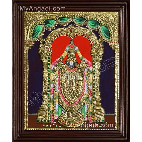 Thirupathi Venkatachalapathi Tanjore Painting