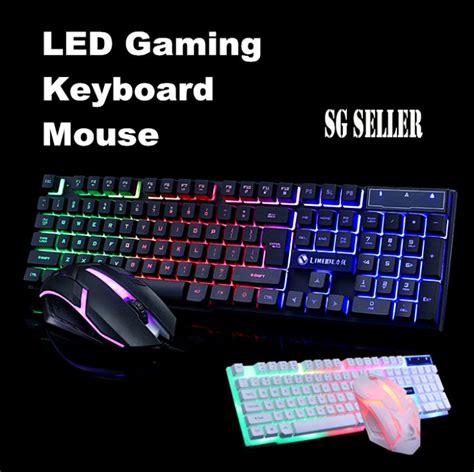 1 3 Days Delivered GTX Wired USB Gaming Mouse Keyboard With Rainbow