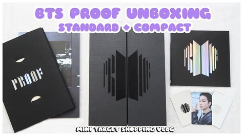 Unboxing Bts Proof Anthology Album Mini Target Kpop Shopping Vlog