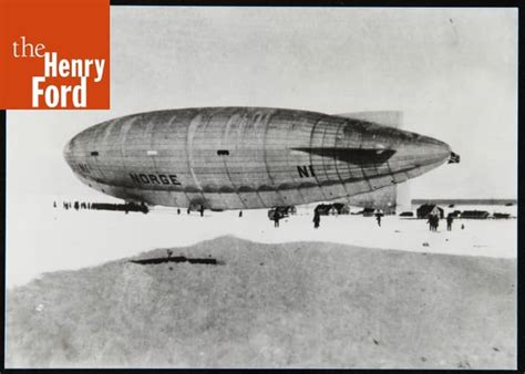 Airship Norge Designed And Piloted By Umberto Nobile Before